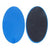 160 x 96 mm Large Silicone Oval Blue (pair)